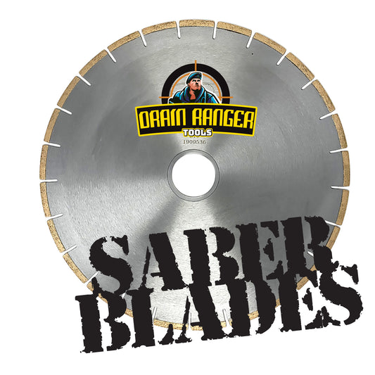 Concrete cutting blades with 14, 16, and 18 diameters
