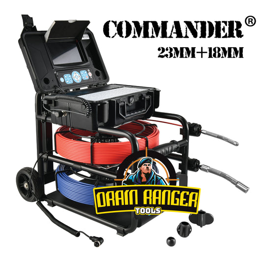 Commander® 23mm + 18mm Sewer Inspection Camera 3844BR