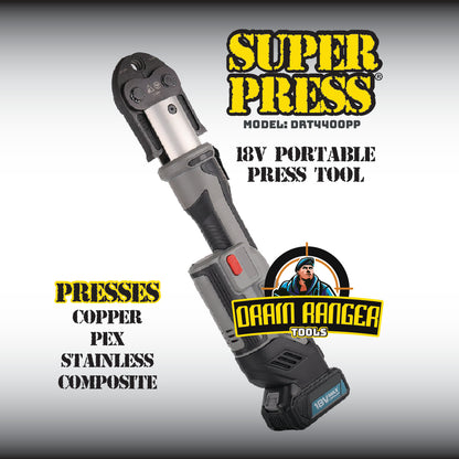 Super Press® 18v Portable Pipe Press Tool