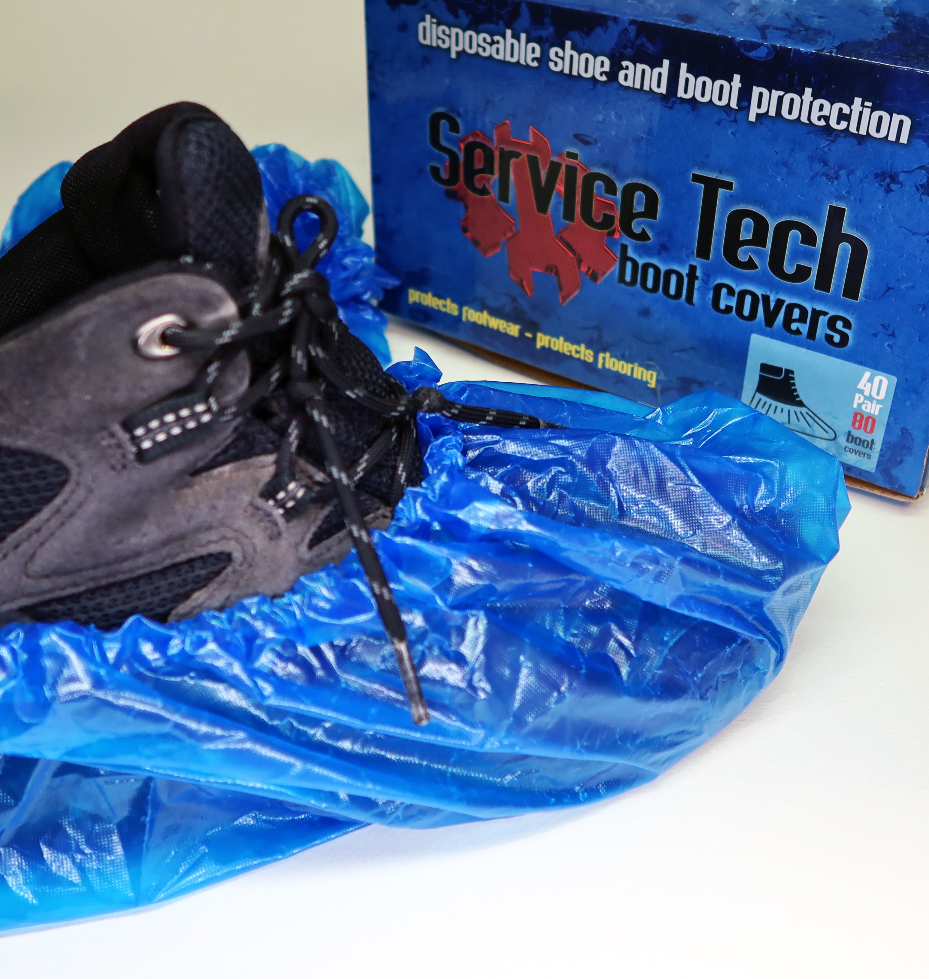 Disposable Boot & Shoe Covers for Plumbing Work - Drain Ranger Tools